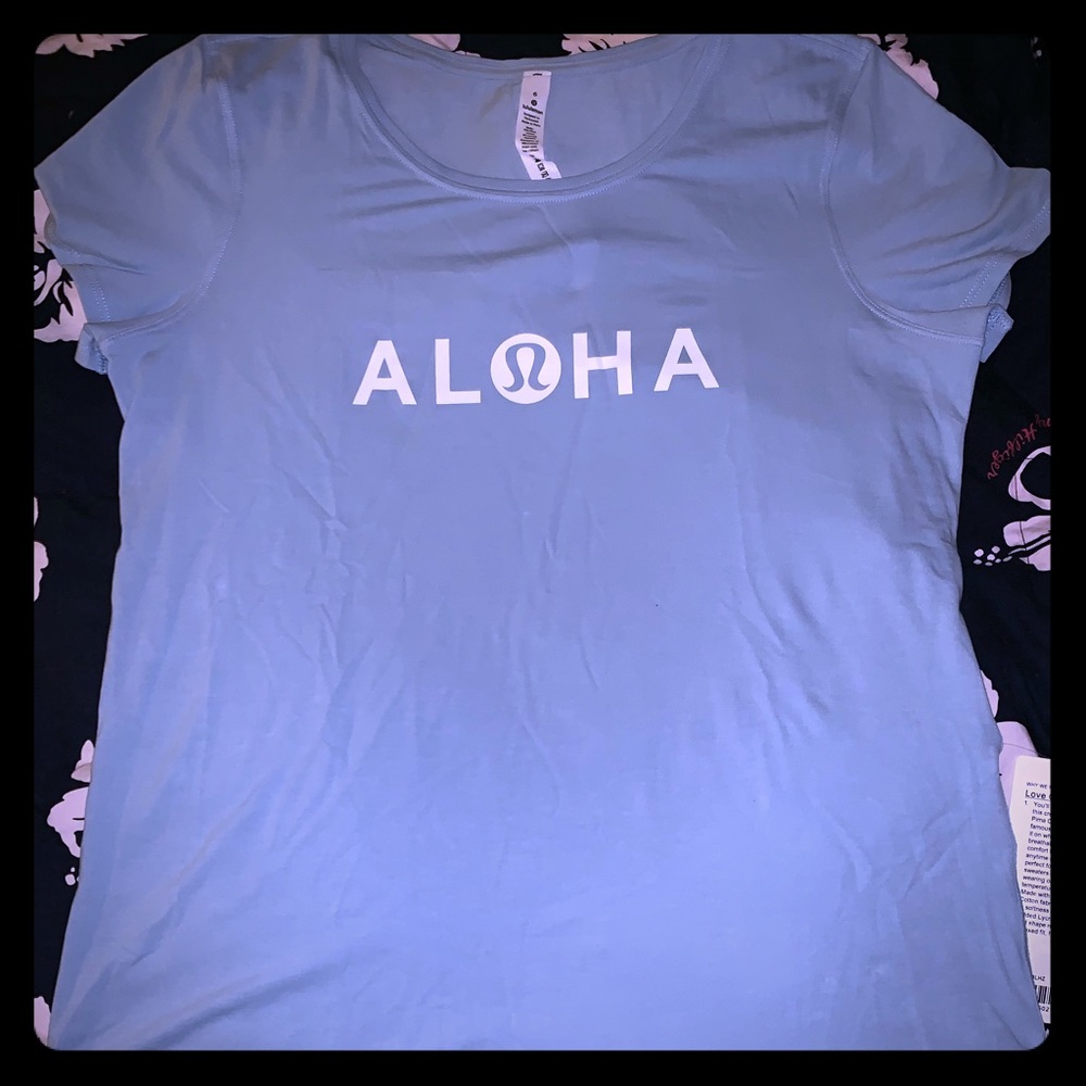 Lululemon Hawaii Aloha Love Crew (6) Shirt